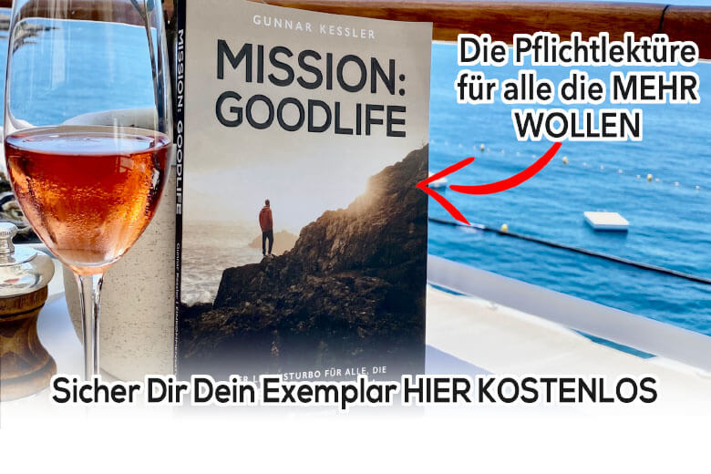 Mission Goodlife Buch Cover mit Meerblick
